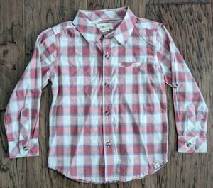 Me & Henry Woven Cotton Plaid Shirt